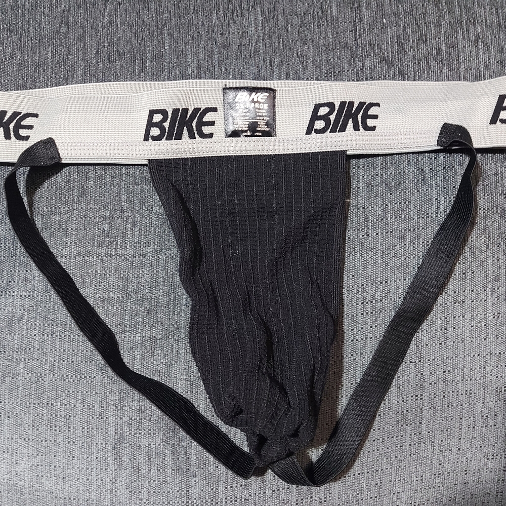 Mens Bike jockstrap black